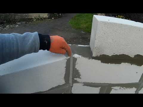 Видео: Эркер из газобетона или как запилить любой угол на газобетоне   Aerated concrete bay window