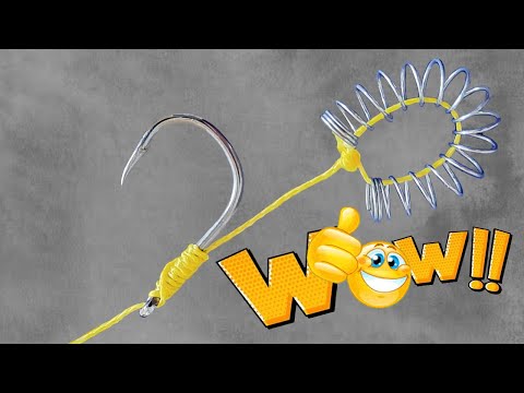 Видео: Совет для ловли карпа [CC] поместите ПРУЖИНУ на плетеную оснастку.