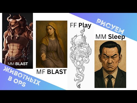 Видео: Рисуем Животных (OPS)