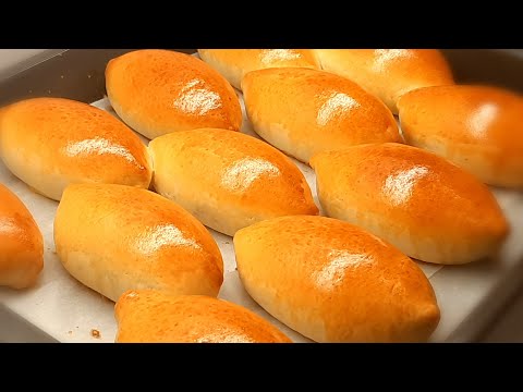 Видео: Пирожки как пуховые игрушки ! ЗАВАРНЫЕ ПИРОЖКИ С МЯСОМ !