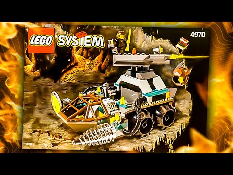 Видео: Lego Rock Raiders Chrome Crusher 4970 Review (обзор раритета на русском)