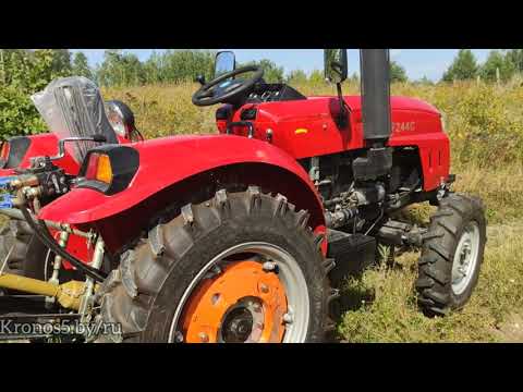 Видео: 🔥 Shifeng SF-244С в работе c косилкой Лисицки Z178/1 1,35 м • 2021
