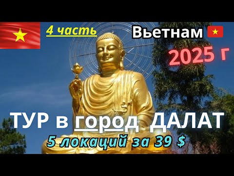 Видео: Влог. 4 часть. Вьетнам 🇻🇳. Тур в г.Далат. Пять локаций за один день.