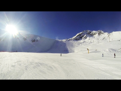 Видео: Sölden 15 km long descent Зельден спуск длиной 15 км