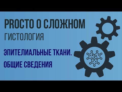 Видео: PROСТО О СЛОЖНОМ. Эпителиальные ткани, общие сведения. Гистология №1