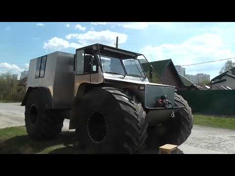 Видео: Новый проект. Вездеход ГИГАНТ. Переломка на шинах 1700*750