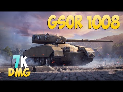 Видео: GSOR 1008 - 8 Kills 7K DMG - Хитрый! - Мир Танков