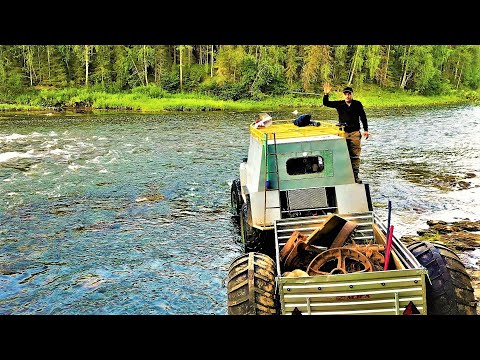 Видео: ТРАКИ пошли ПАЧКАМИ! НАШЁЛ КАТКИ, КОРОБКУ ПЕРЕДАЧ!ЛОВУШКА СРАБОТАЛА!ЧЕРЕЗ РЕКУ С МЕТАЛЛОМ И ПРИЦЕПОМ