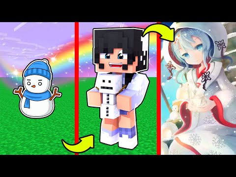 Видео: КАК МЕНЯЛАСЬ ДЕВУШКА СНЕГОВИК МОБ И ЕГО ЖИЗНЕННЫЙ ЦИКЛ В МАЙНКРАФТ ! ЭВОЛЮЦИЯ И ТРОЛЛИНГ МУЛЬТИК