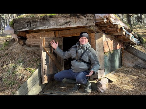 Видео: БАНЯ ОТШЕЛЬНИКА в ГЛУХОМ ЛЕСУ. Удачная рыбалка