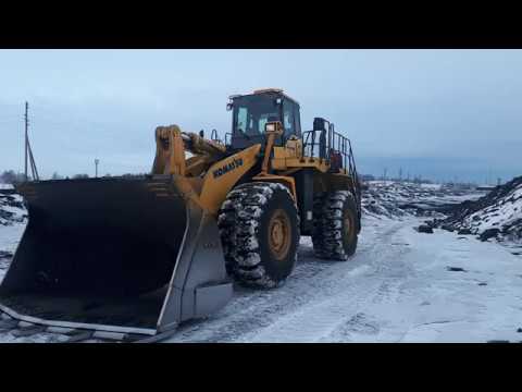 Видео: ОБЗОР КАБИНЫ   KAMATSY WA 600