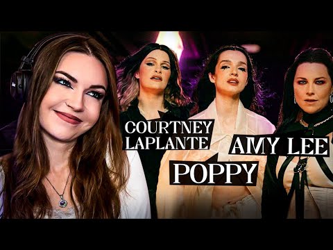 Видео: POPPY, AMY LEE, COURTNEY LAPLANTE - End of You REACTION / РЕАКЦИЯ
