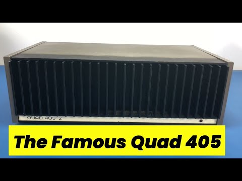 Видео: Легендарный усилитель Quad 405-2 — обзор и подробный обзор