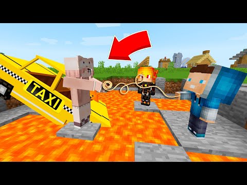 Видео: ПОЧЕМУ ТЕТЯ ОЛЯ ЧУТЬ НЕ УТОНУЛА В ЛАВЕ В ТАКСИ В МАЙНКРАФТ ! Алексбой Minecraft
