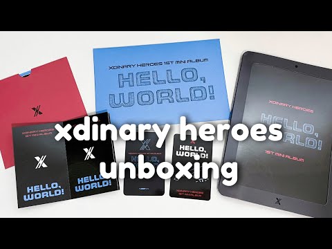 Видео: ֪ ۫ 📔 ֹ распаковка альбома xdinary heroes - hello, world! (practice ver.)˚ kpop album unboxing ˚ ༘ *