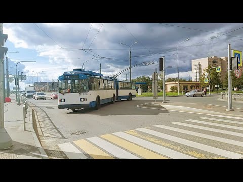 Видео: Троллейбус, маршрут №37 ЗиУ-683БМ1 б.1104 (02.09.2021) Санкт-Петербург