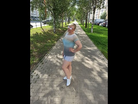 Видео: Летний топ из YarnArt Flowers. Экспресс МК