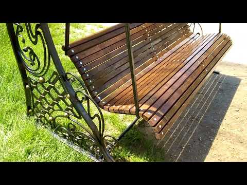 Видео: Садовая качеля , кованая , ЦЕНА и время
