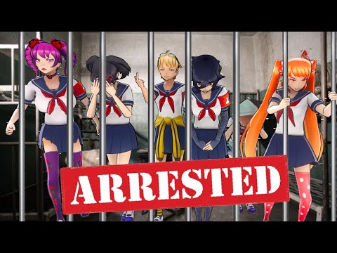 Видео: Устраиваю подставы в багованном моде на всех соперниц в Yandere Simulator / Яндере симулятор