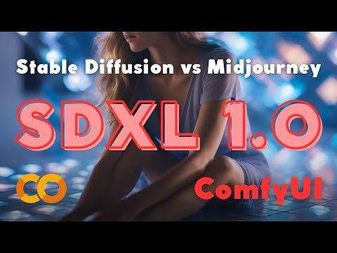 Видео: SDXL 1.0 vs Midjourney 5.2 - кто лучше | Запускаем новую модель Stable Diffusion в ComfyUI