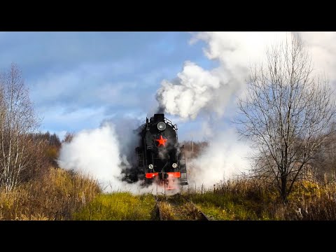 Видео: Паровоз Л-3114 на Осташковском треугольнике