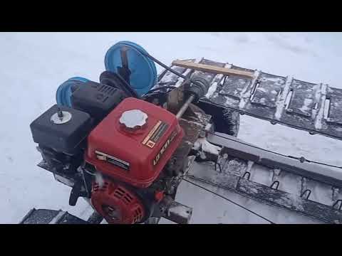 Видео: Обзор конструкции вездехода, глубина снега.