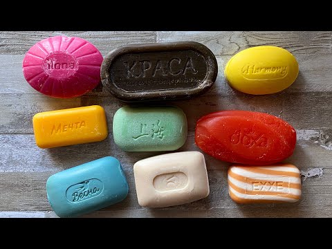 Видео: ASMR Soap cutting | Soap Carving|Резка мыла