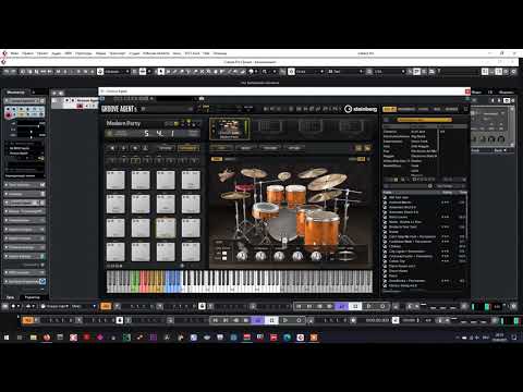Видео: Groove Agent 5 Cubase Pro-Routing Bus Channels, Steps Phrase (маршрутизация каналов, шаговые фразы)