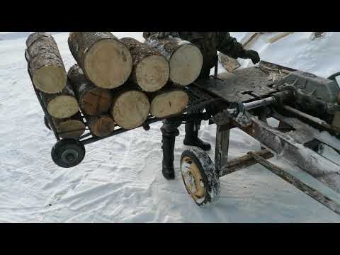 Видео: Механический дровокол (модернизация)