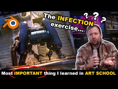 Видео: ЛУЧШИЙ способ ИЗУЧИТЬ научно-фантастический дизайн в BLENDER