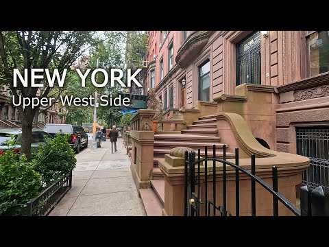 Видео: New York - Walking tour Upper West Side NYC 4К 60fps HDR