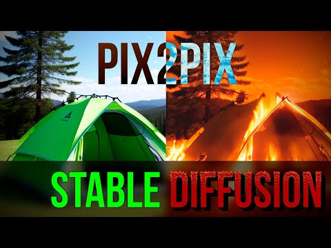 Видео: Stable Diffusion – Instruct pix2pix – меняем готовый результат