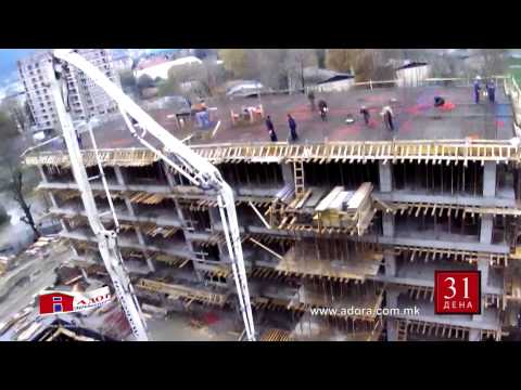 Видео: Рекордно брза, сигурна и квалитетна македонска градба – 56 дена – Адора инженеринг