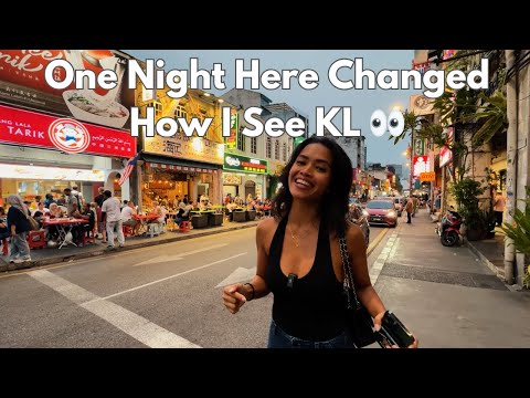 Видео: Чайнатаун ​​Куала-Лумпура после наступления темноты | Уличные магазины и бары