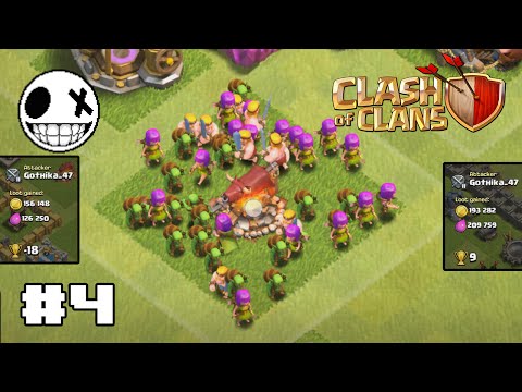 Видео: Clash of Clans - #4 Рейдове с Гоблини! [Android/iOS]