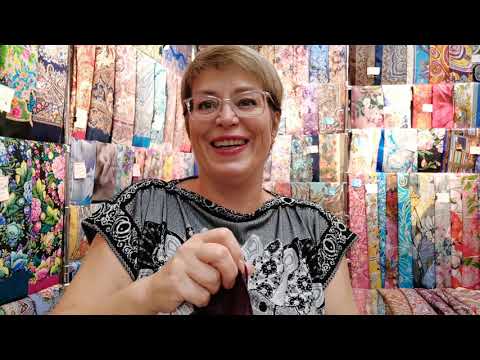 Видео: Бордо. Шерсть. Павловопосадские платки в Минске