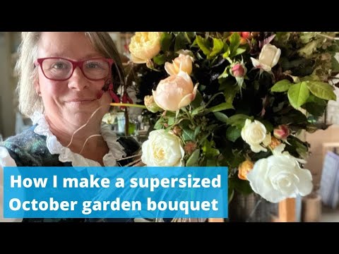 Видео: Как я делаю огромный октябрьский садовый букет #30stemchallenge