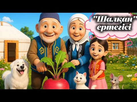 Видео: "Шалқан" ертегісі — Қазақша Ертегі | Балаларға арналған мультфильм #қазақшамультфильм #шалқанертегі