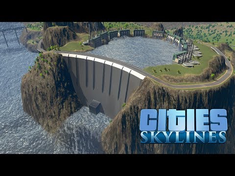 Видео: Cities Skylines - ГЭС работающая от канализационных вод! #33