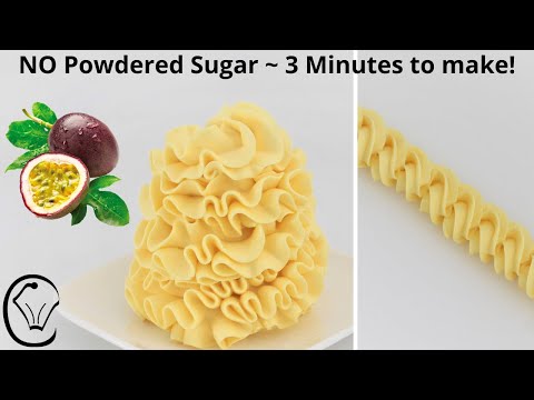 Видео: Ингредиенты Buttercream 3 сгущенного молока маракуйи 3 минуты ОТСУТСТВИЕ пудры