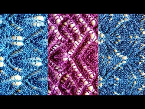 Видео: Схемы / вязание: необычной красоты узоры спицами, knitting: unusually beautiful knitting patterns.