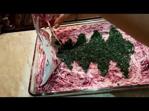 Видео: Подготовка к новому году// СЕЛЁДКА ПОД ШУБОЙ // с новогодней подачей//