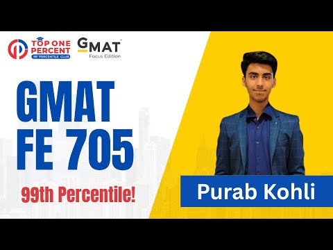 Видео: Как Пураб Курана превратил 625 баллов в 705 | Мотивация к GMAT для каждого претендента