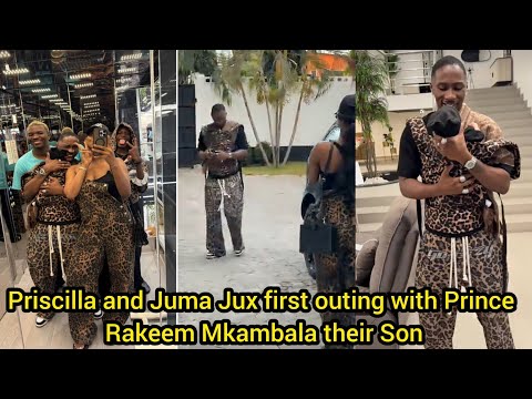 Видео: Присцилла и Джума Джукс впервые выходят на улицу с принцем Ракимом Мкамбалой, их сыном.