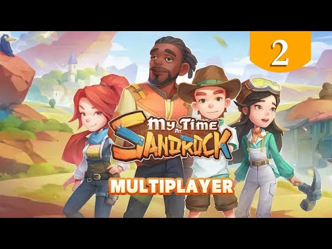 Видео: Статуя кошки ➤ My Time at Sandrock ➤ Multiplayer #2