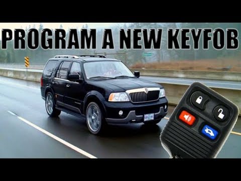 Видео: Как запрограммировать новый брелок Lincoln Navigator 2004 года