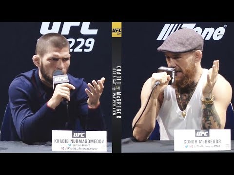 Видео: Вторая пресс-конференция Хабиба и Конора / Такого не ожидал никто