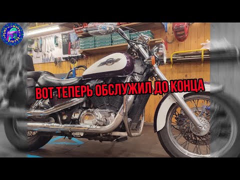 Видео: Техническое обслуживание HONDA SHADOW 1100