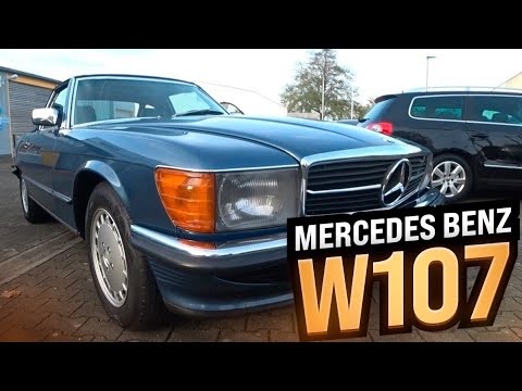 Видео: Классика проверенная временем Mercedes Benz w107