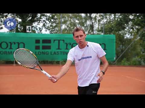 Видео: Уверенная игра у сетки в теннисе. Часть 4: "Удар справа с лета"